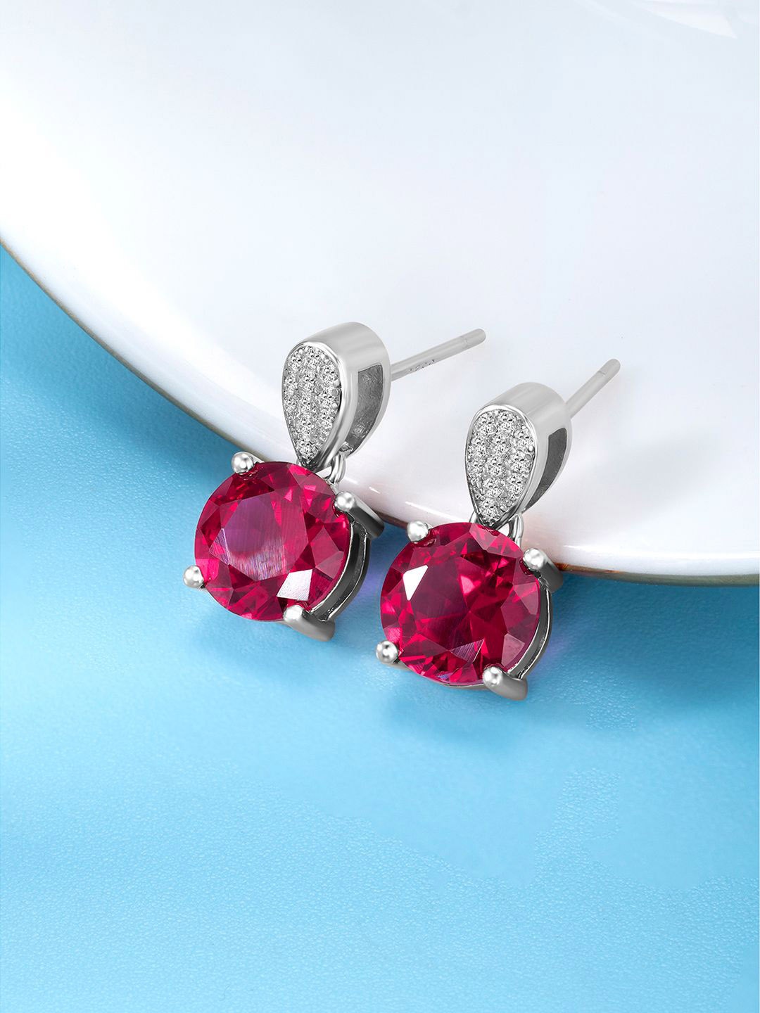 Silvora by Peora 925 Sterling Silver Rhodium Plated Crystal & CZ Studded Drop Earrings
Silvora by Peora 925 Sterling Silver Rhodium Plated Crystal & CZ Studded Drop Earrings
