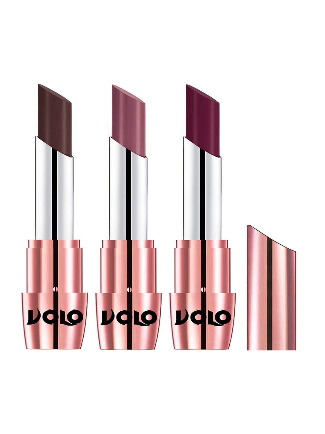 VOLO Set Of 3 Creme Matte Lipstick 3.5g Each - Chocolate 635-Plum 636-Wine 647, Brown
VOLO Set Of 3 Creme Matte Lipstick 3.5g Each - Chocolate 635-Plum 636-Wine 647, Brown