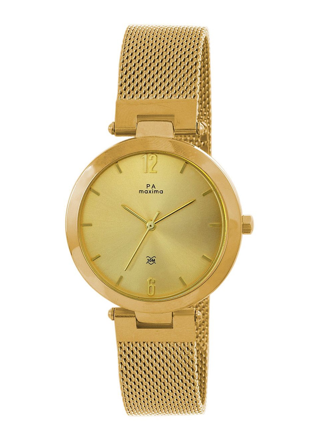 maxima Women Embellished Dial & Stainless Steel Straps Analogue Watch 52200CALY, Champagne
maxima Women Embellished Dial & Stainless Steel Straps Analogue Watch 52200CALY, Champagne