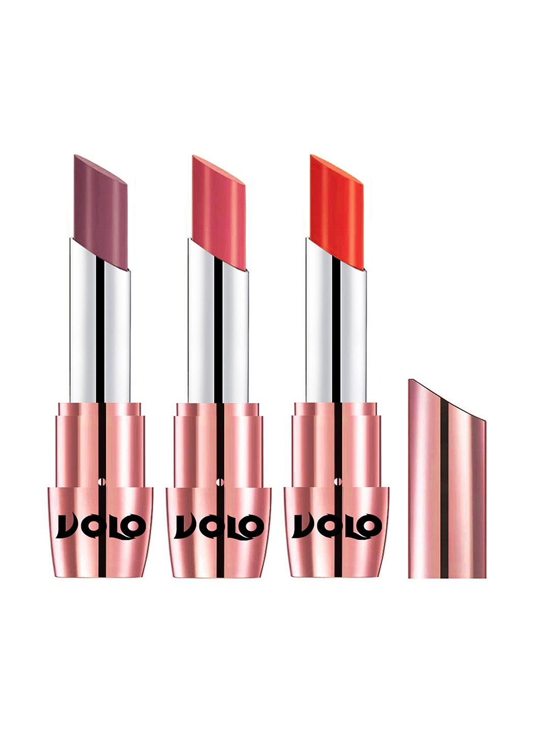 VOLO Set Of 3 Creme Matte Lipstick- 3.5g- Coral- Plum-Dark peach-636-637-639, Pink
VOLO Set Of 3 Creme Matte Lipstick- 3.5g- Coral- Plum-Dark peach-636-637-639, Pink
