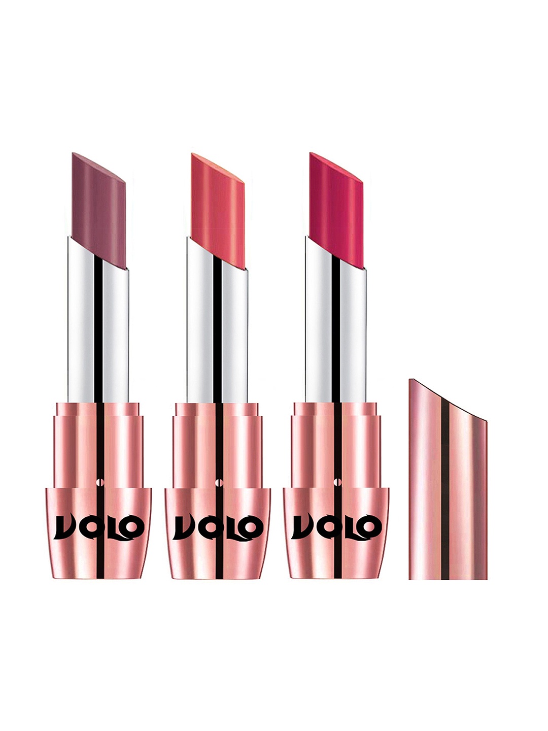 VOLO Set Of 3 Creme Matte Lipstick- 3.5g Each Plum- 636- Dark Peach- 637-Passion Pink-644
VOLO Set Of 3 Creme Matte Lipstick- 3.5g Each Plum- 636- Dark Peach- 637-Passion Pink-644