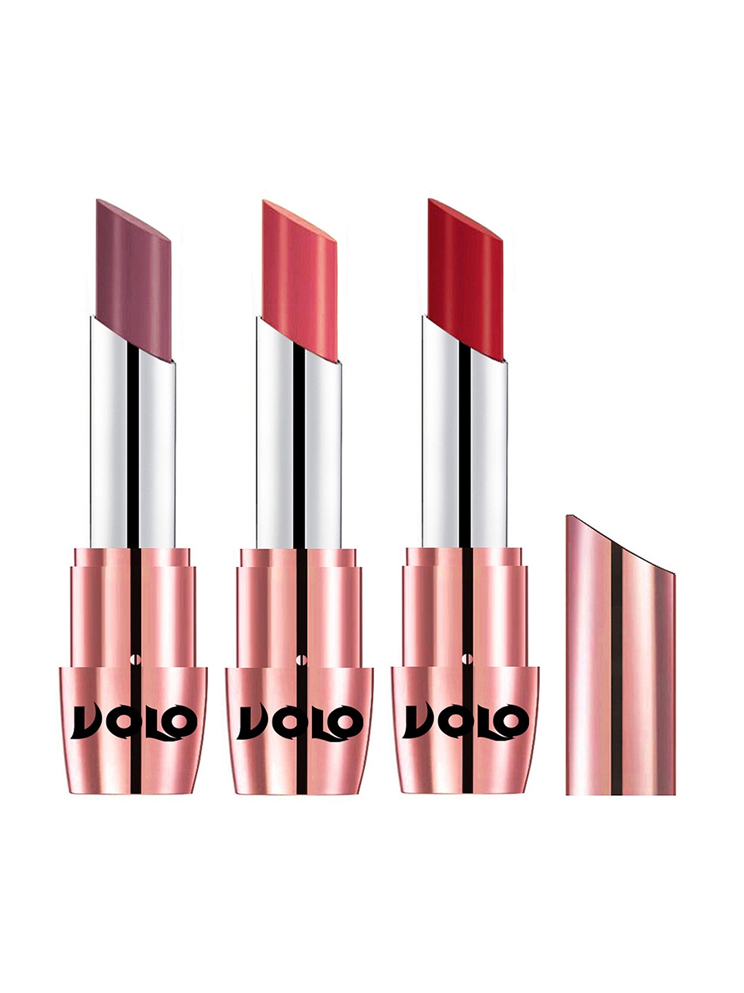 VOLO Set Of 3 Creme Matte Lipstick- 3.5g Each Tomato Red 636 -Plum 637 -Dark Peach 640
VOLO Set Of 3 Creme Matte Lipstick- 3.5g Each Tomato Red 636 -Plum 637 -Dark Peach 640