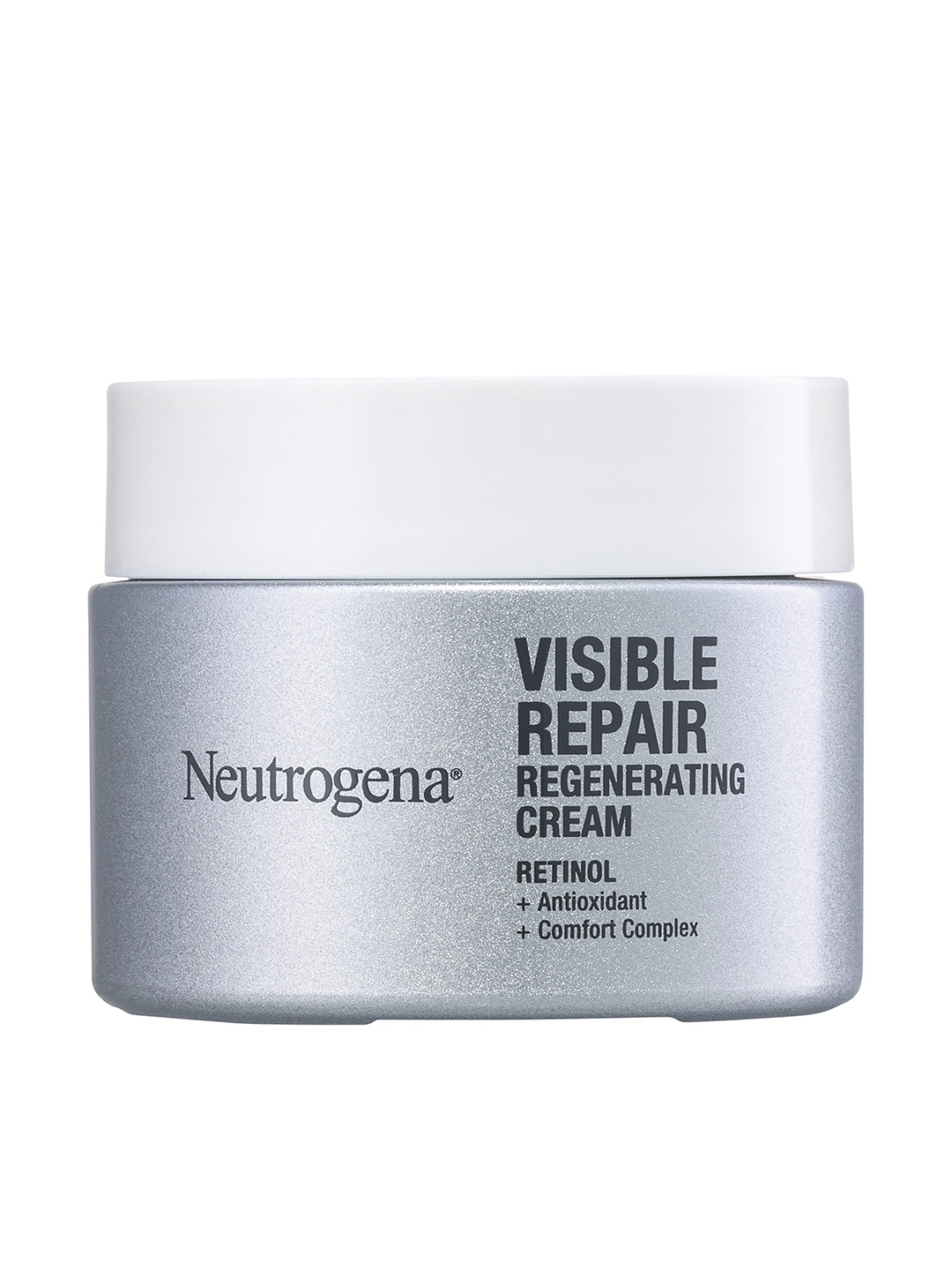 Neutrogena Visible Repair Regenerating Retinol Cream For Smooth Skin Texture - 50g, Silver
Neutrogena Visible Repair Regenerating Retinol Cream For Smooth Skin Texture - 50g, Silver