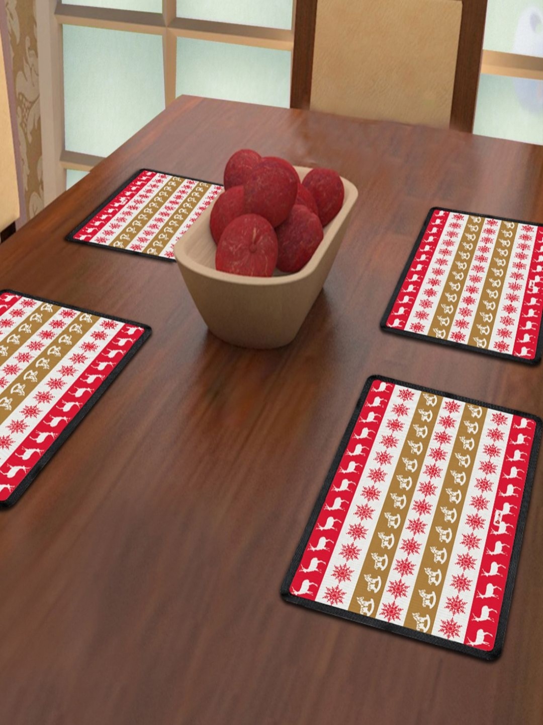 Indigifts White & Pink 4 Pieces Ethnic Motifs Printed Rectangle Shape Table Placemats
Indigifts White & Pink 4 Pieces Ethnic Motifs Printed Rectangle Shape Table Placemats