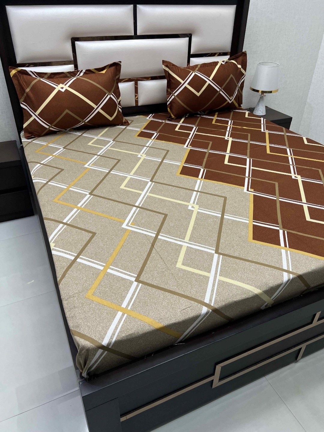 Pure Decor Passion Fur Brown Geometric Pure Cotton 220 TC Queen Bedsheet & 2 Pillow Covers
Pure Decor Passion Fur Brown Geometric Pure Cotton 220 TC Queen Bedsheet & 2 Pillow Covers