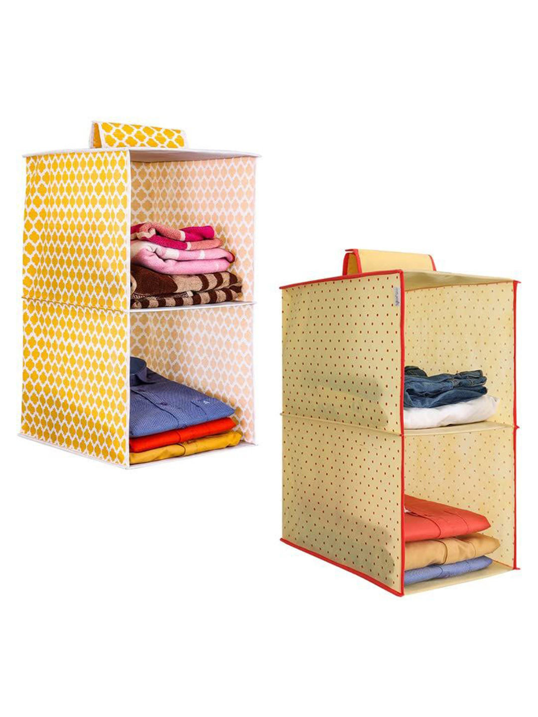 prettykrafts Yellow 2 Pieces Reusable 2-Shelf Hanger Organisers
prettykrafts Yellow 2 Pieces Reusable 2-Shelf Hanger Organisers