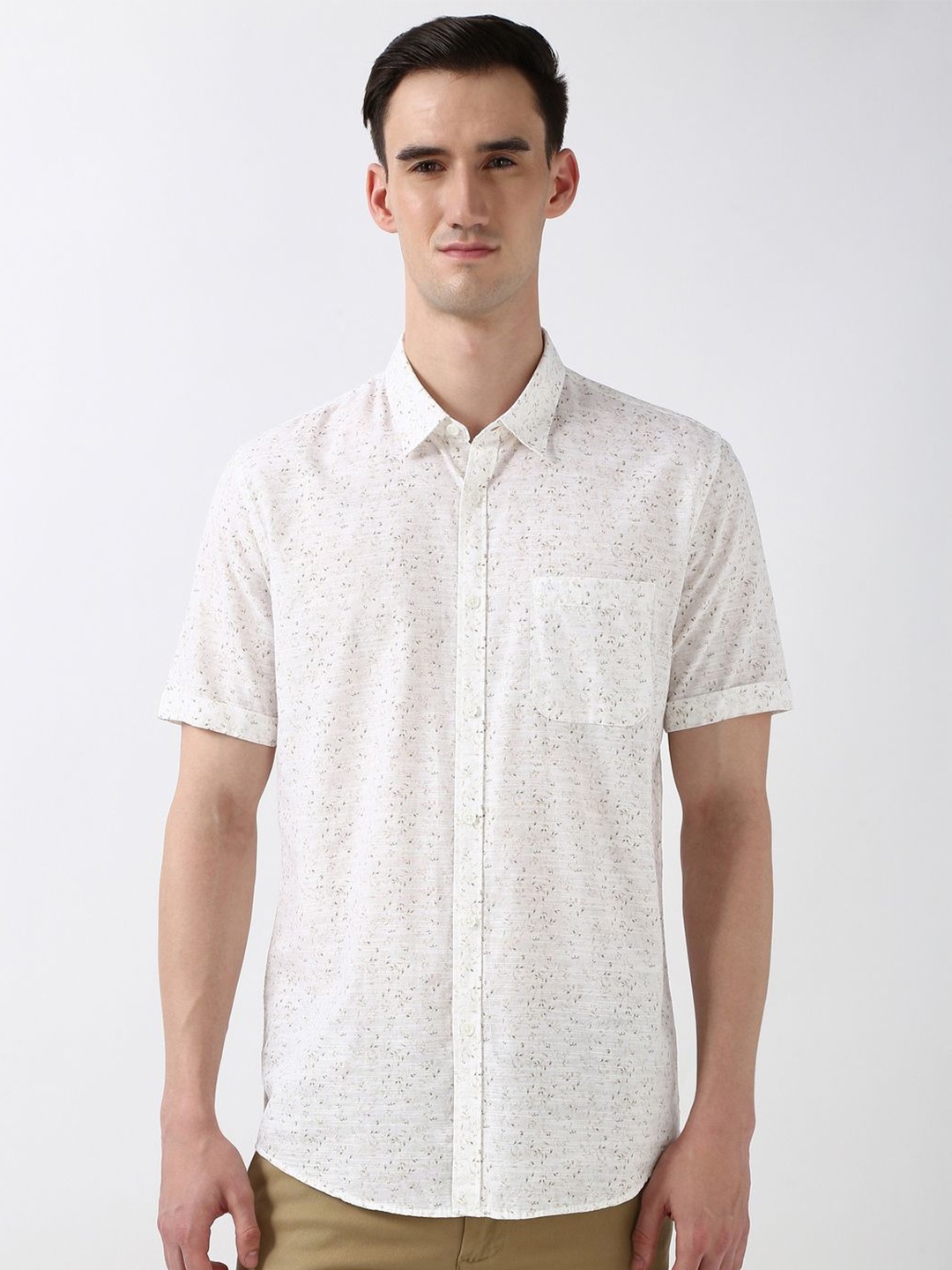 Peter England Casuals Men Spread Collar Floral Printed Cotton Slim Fit Casual Shirt, White
Peter England Casuals Men Spread Collar Floral Printed Cotton Slim Fit Casual Shirt, White