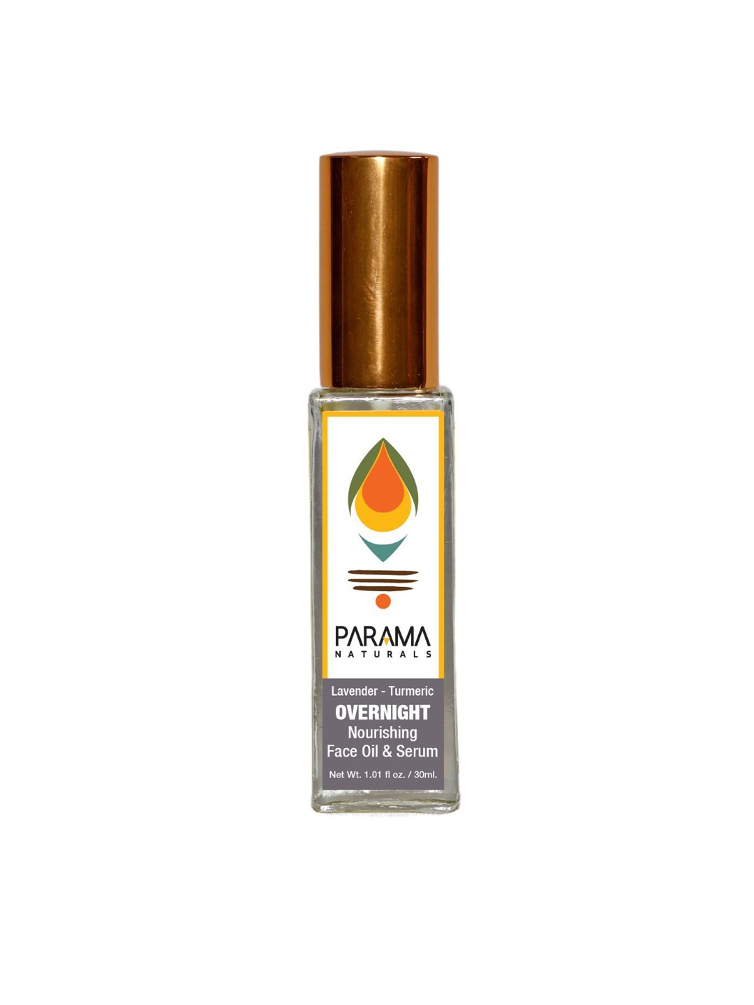 Parama Naturals Lavender-Turmeric Overnight Nourishing Face Oil & Serum - 30ml, Yellow
Parama Naturals Lavender-Turmeric Overnight Nourishing Face Oil & Serum - 30ml, Yellow
