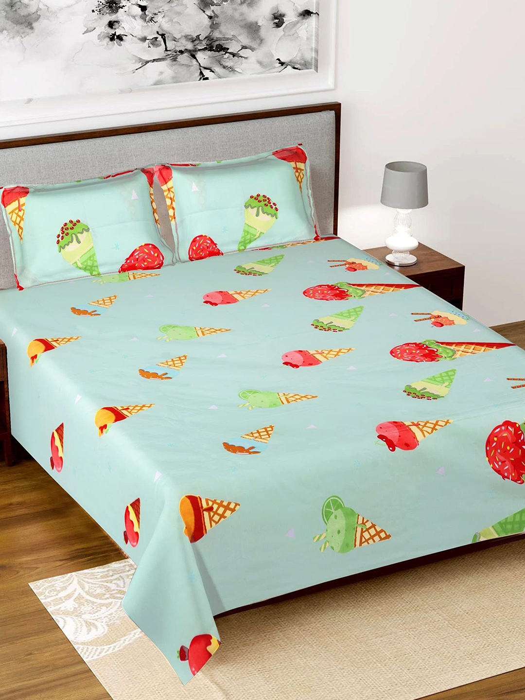 Kuber Industries Blue & Red Printed 144 TC Pure Cotton King Bedsheet with 2 Pillow Covers
Kuber Industries Blue & Red Printed 144 TC Pure Cotton King Bedsheet with 2 Pillow Covers