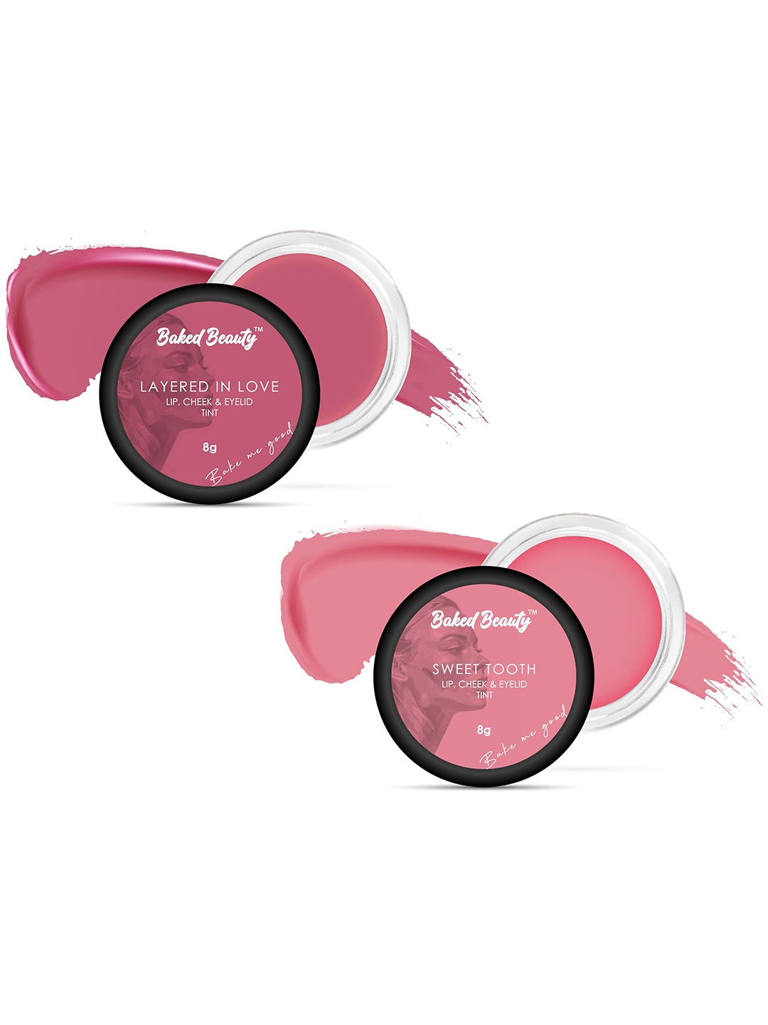 Baked Beauty Set Of 2 Bake Me Good Long Lasting Lip & Cheek Tint - 8 g Each - Sweet Tooth, Pink
Baked Beauty Set Of 2 Bake Me Good Long Lasting Lip & Cheek Tint - 8 g Each - Sweet Tooth, Pink