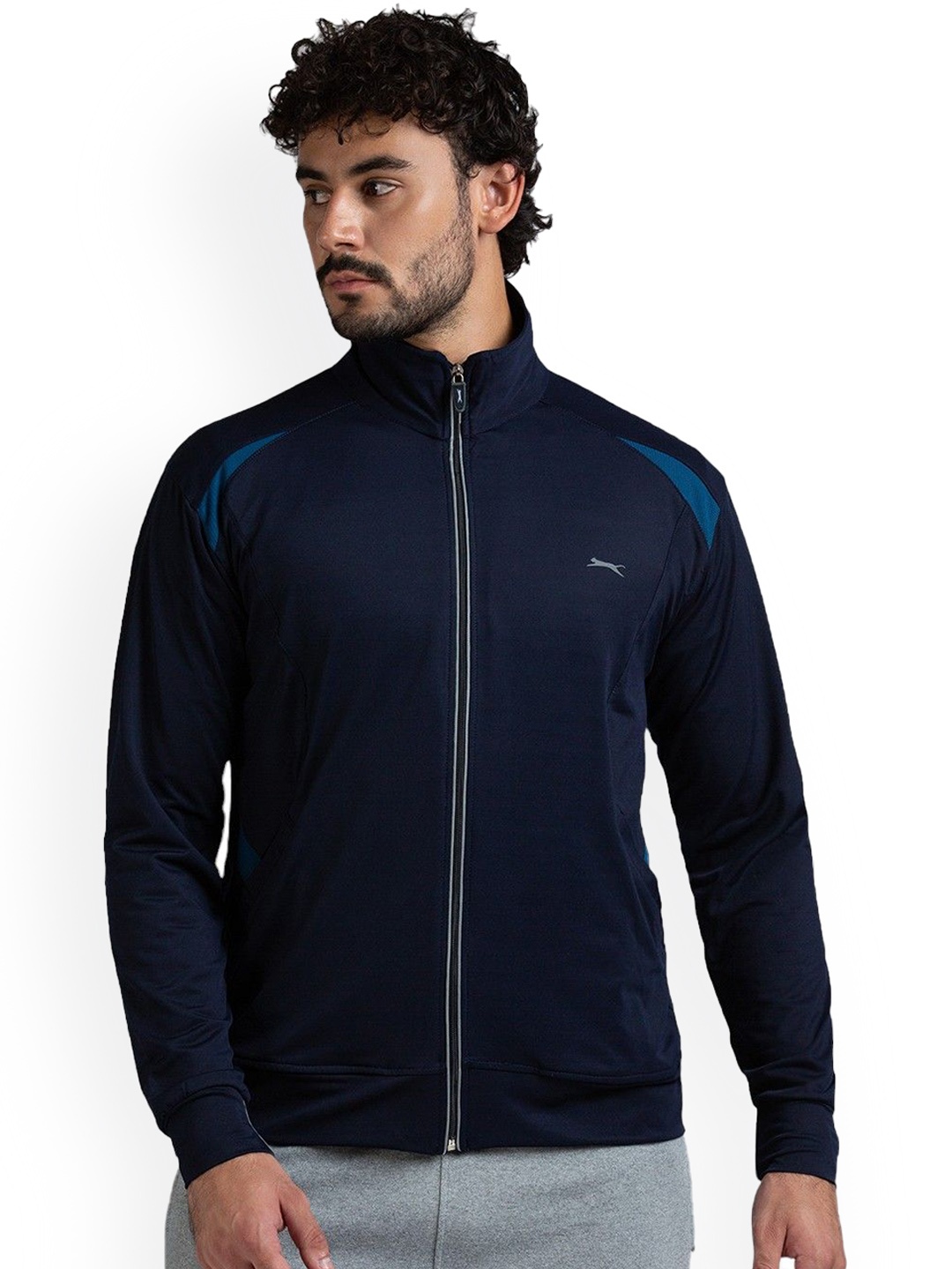 Black Panther Men Mock Collar Windcheater and Water Resistant Running Open Front Jacket, Navy blue
Black Panther Men Mock Collar Windcheater and Water Resistant Running Open Front Jacket, Navy blue