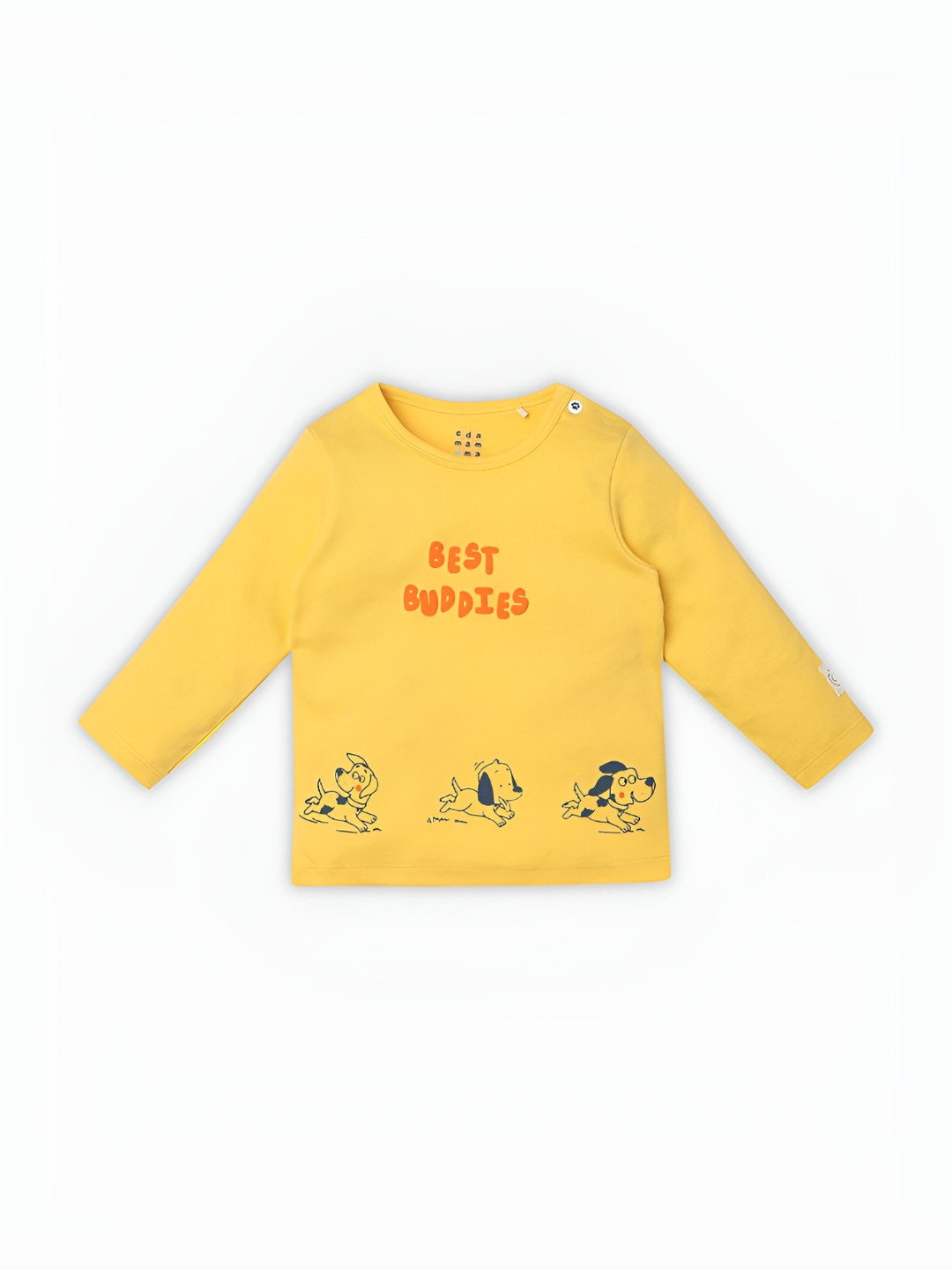 Ed-a-Mamma Baby Unisex Kids Bio Finish Typography Printed Round Neck Cotton T-shirt, Yellow
Ed-a-Mamma Baby Unisex Kids Bio Finish Typography Printed Round Neck Cotton T-shirt, Yellow