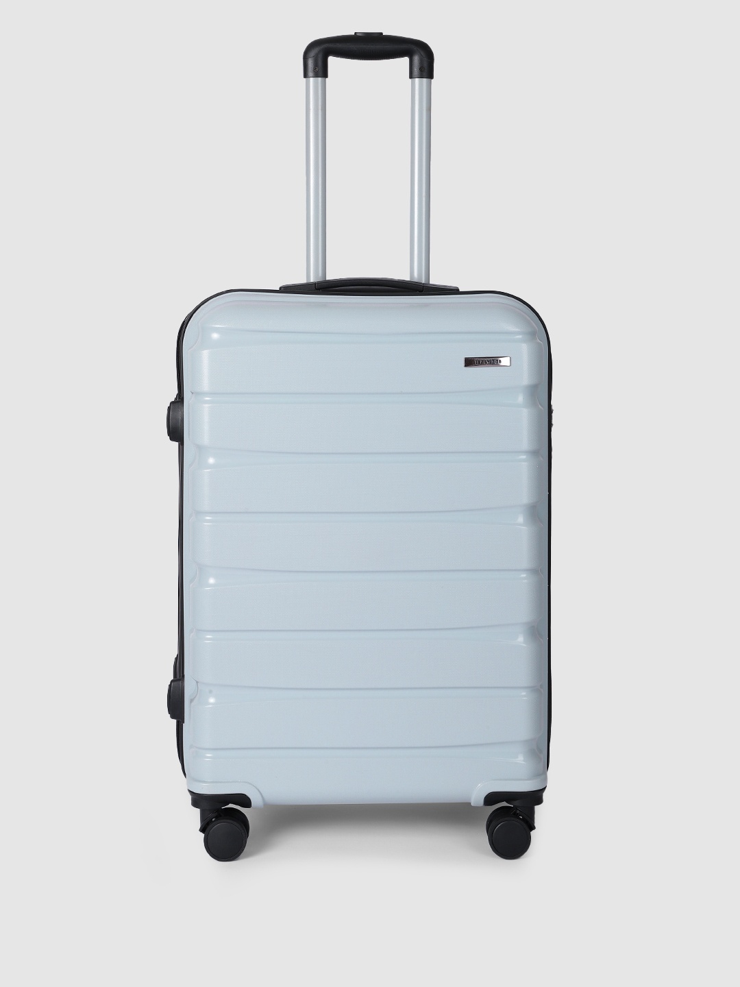 Teakwood Leathers India 360 Degree Rotation Hard-Sided Medium-Sized Trolley Bag 57L, Silver
Teakwood Leathers India 360 Degree Rotation Hard-Sided Medium-Sized Trolley Bag 57L, Silver