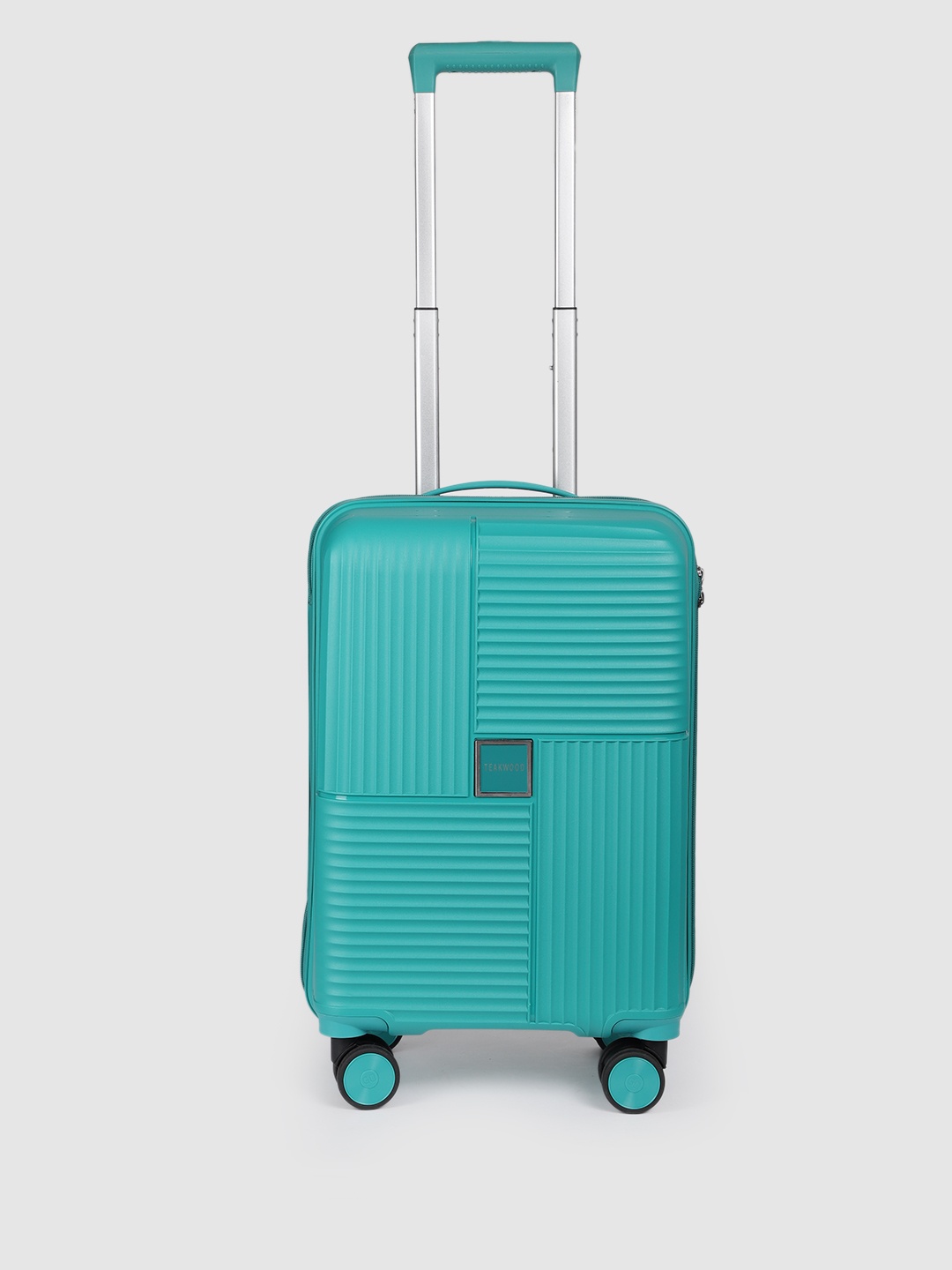 Teakwood Leathers Gear 360-Degree Rotation Hard-Sided Cabin-Sized Trolley Bag 38L, Teal
Teakwood Leathers Gear 360-Degree Rotation Hard-Sided Cabin-Sized Trolley Bag 38L, Teal