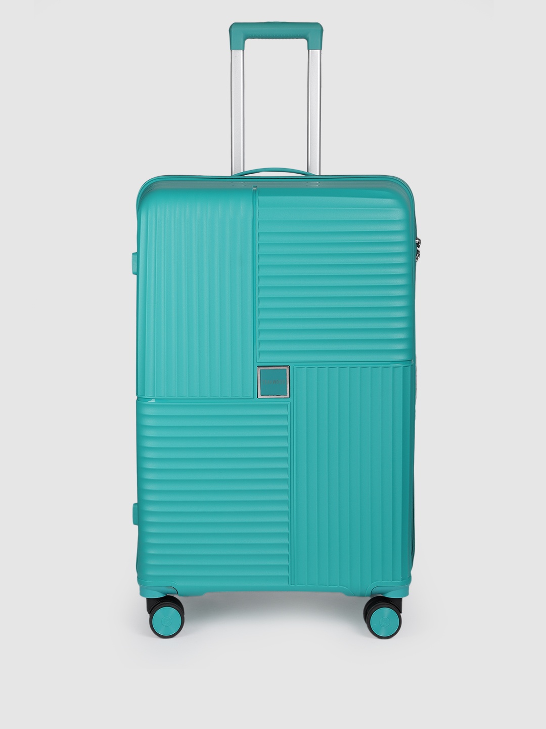 Teakwood Leathers Gear 360-Degree Rotation Hard-Sided Large-Sized Trolley Bag 96L, Teal
Teakwood Leathers Gear 360-Degree Rotation Hard-Sided Large-Sized Trolley Bag 96L, Teal