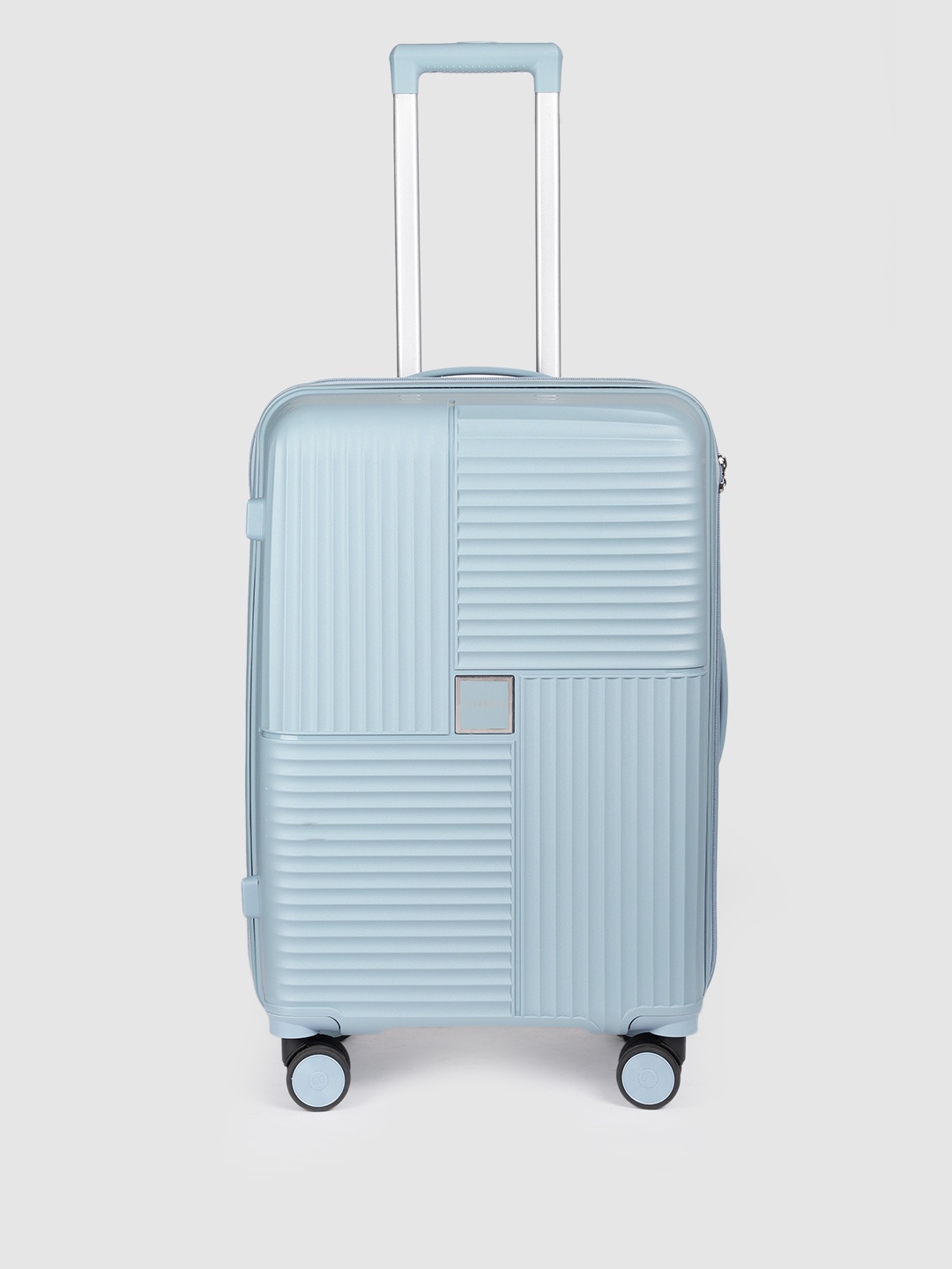 Teakwood Leathers Gear 360-Degree Rotation Hard-Sided Medium-Sized Trolley Bag 57L, Blue
Teakwood Leathers Gear 360-Degree Rotation Hard-Sided Medium-Sized Trolley Bag 57L, Blue