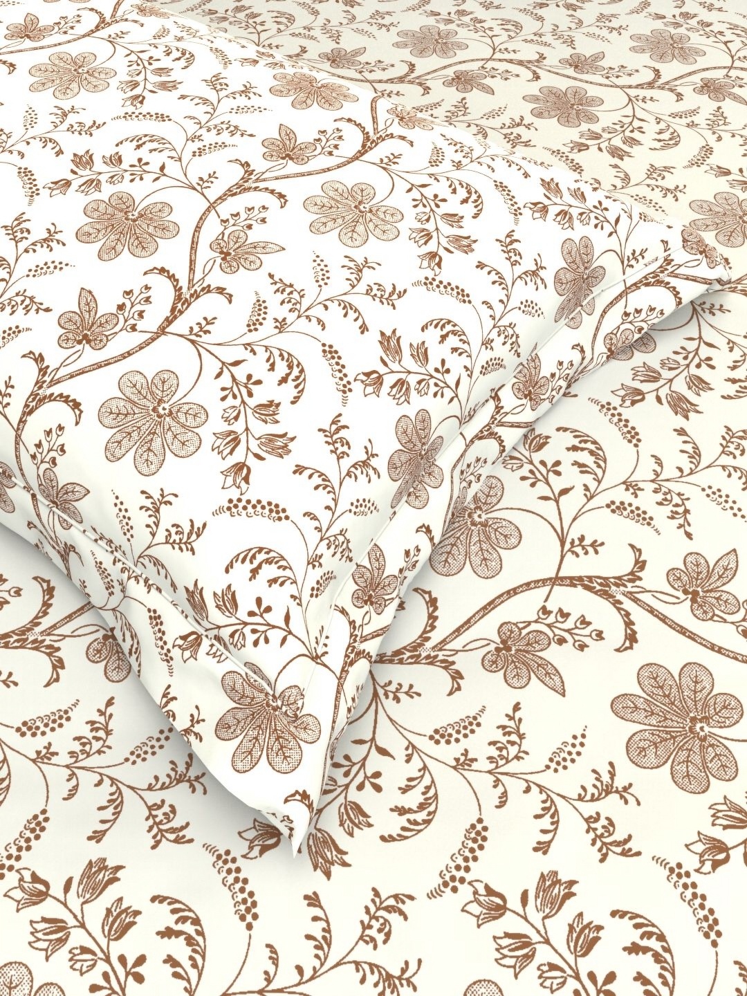 THE WHITE MOSS White & Brown Floral Pure Cotton 220 TC Queen Bedsheet with 2 Pillow Covers
THE WHITE MOSS White & Brown Floral Pure Cotton 220 TC Queen Bedsheet with 2 Pillow Covers