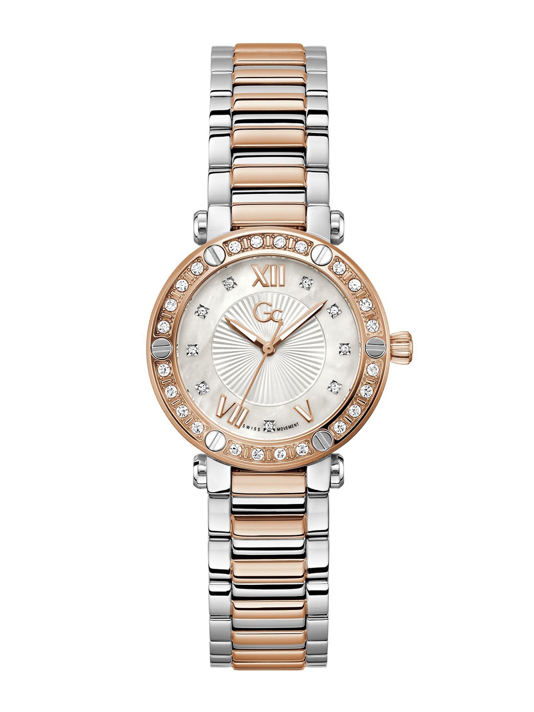 GC Women Embellished Dial & Stainless Steel Straps Analogue Watch Z49001L1MF, White
GC Women Embellished Dial & Stainless Steel Straps Analogue Watch Z49001L1MF, White