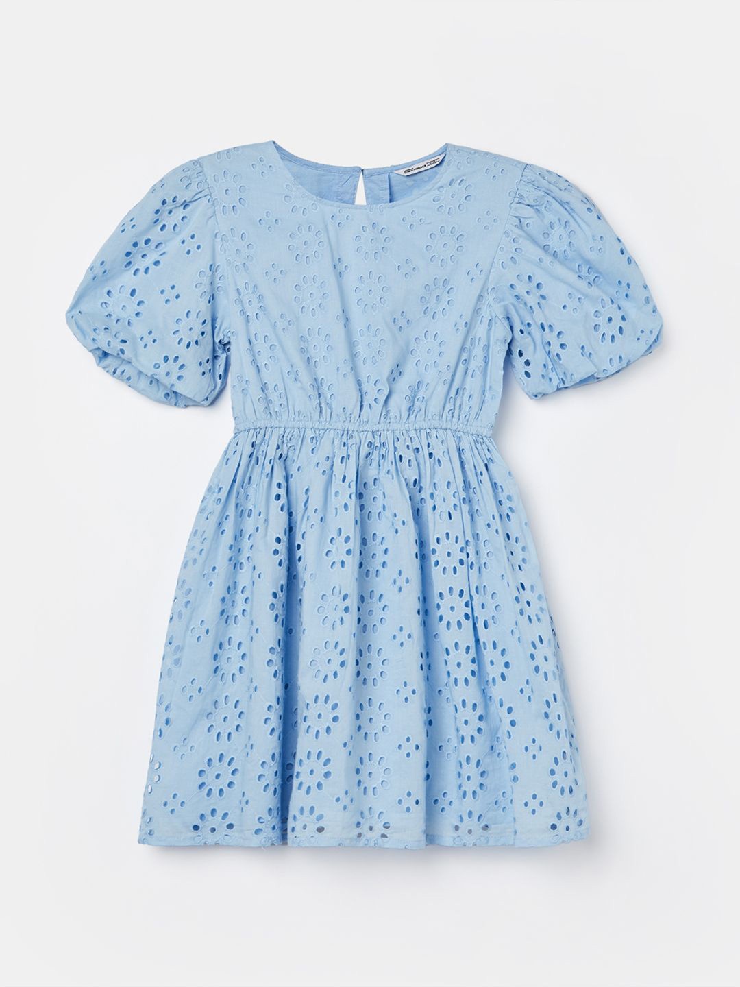 Fame Forever by Lifestyle Girls Self Design Round Neck Puff Sleeve Fit & Flare Dress, Blue
Fame Forever by Lifestyle Girls Self Design Round Neck Puff Sleeve Fit & Flare Dress, Blue