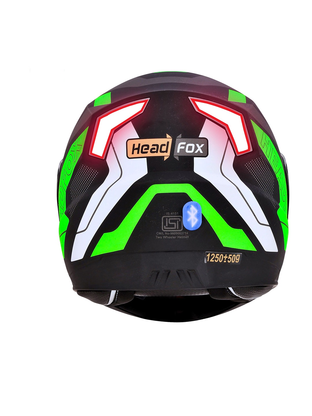 HEADFOX N2 Matt Air 7 Smart Bluetooth Calls Music GPS & Voice Asst. Road DV Helmet, Green
HEADFOX N2 Matt Air 7 Smart Bluetooth Calls Music GPS & Voice Asst. Road DV Helmet, Green