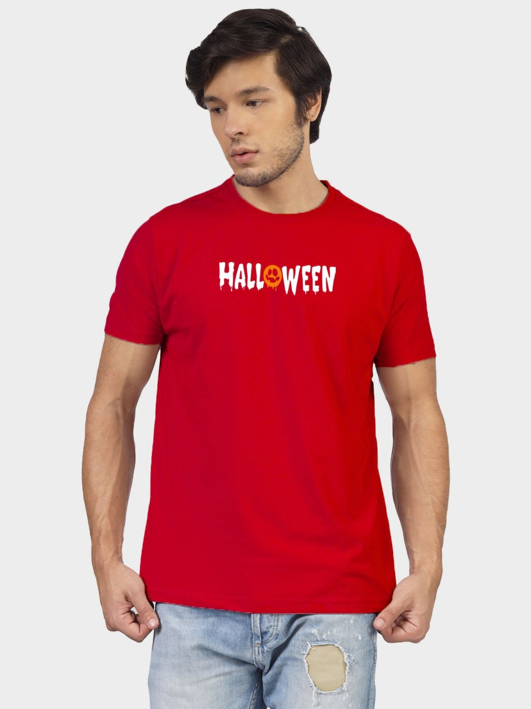 Greylongg Men Typography Printed Round Neck Cotton T-shirt, Red
Greylongg Men Typography Printed Round Neck Cotton T-shirt, Red