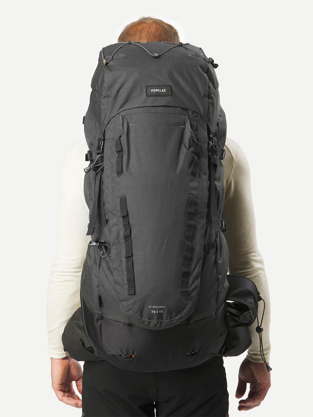 FORCLAZ By Decathlon Unisex Mt900 70L + 10L Expandable Symbium Trekking Rucksack, Grey melange
FORCLAZ By Decathlon Unisex Mt900 70L + 10L Expandable Symbium Trekking Rucksack, Grey melange