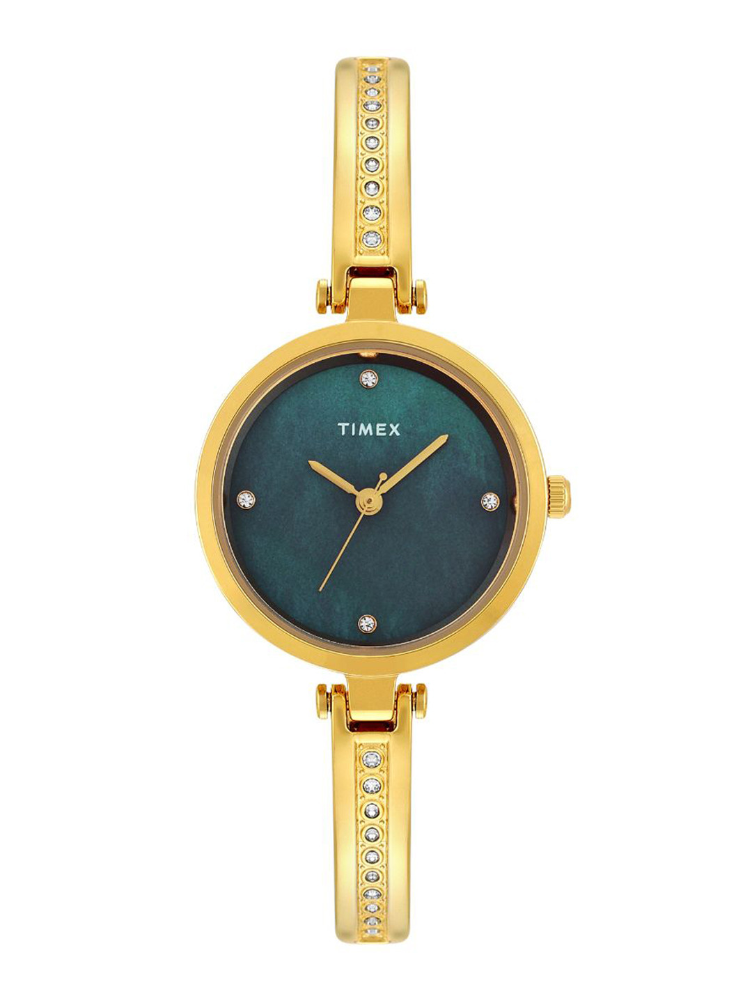 Timex Women Mother of Pearl Dial Bracelet Style Straps Analogue Watch TWEL200SMU03, Green
Timex Women Mother of Pearl Dial Bracelet Style Straps Analogue Watch TWEL200SMU03, Green