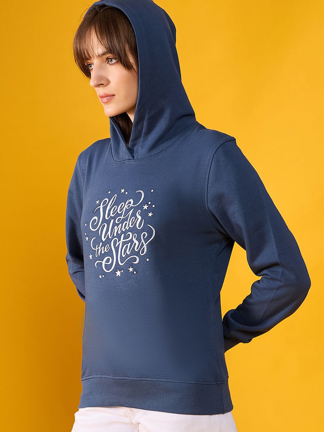 98 Degree North Women Typography Embroidered Hood Cotton Pullover Sweatshirt, Navy blue
98 Degree North Women Typography Embroidered Hood Cotton Pullover Sweatshirt, Navy blue