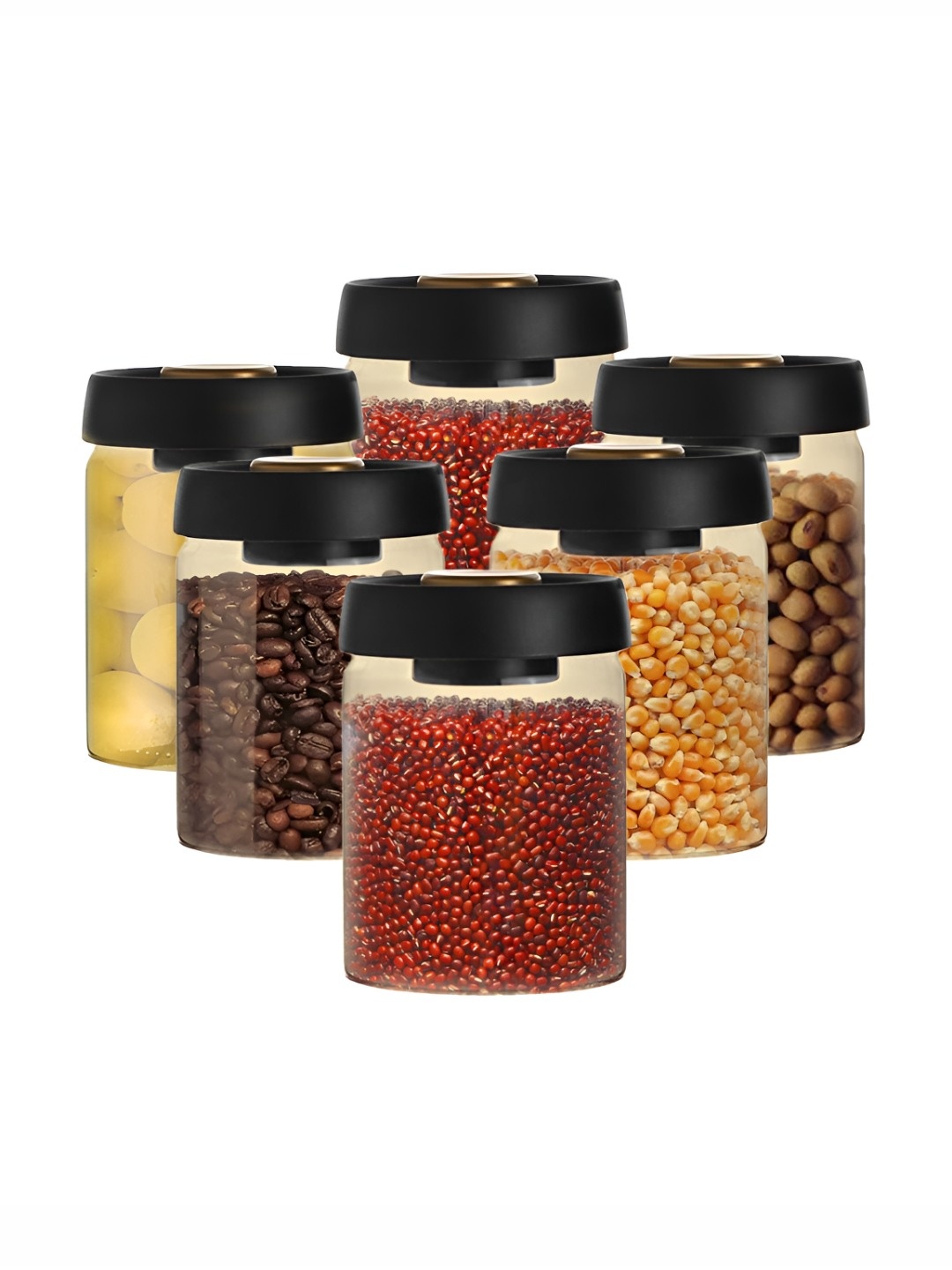 The Better Home Brown & Black 6 Pieces Borosilicate Glass Dishwasher Safe Container 900ml
The Better Home Brown & Black 6 Pieces Borosilicate Glass Dishwasher Safe Container 900ml