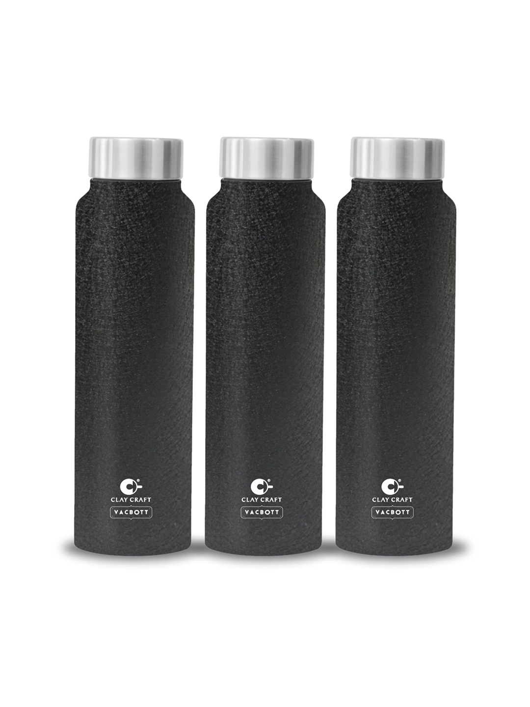 Clay Craft Vacbott Tetra 1000Ml Single-Wall Stainless Steel BIS Approved Water Bottle, Black
Clay Craft Vacbott Tetra 1000Ml Single-Wall Stainless Steel BIS Approved Water Bottle, Black
