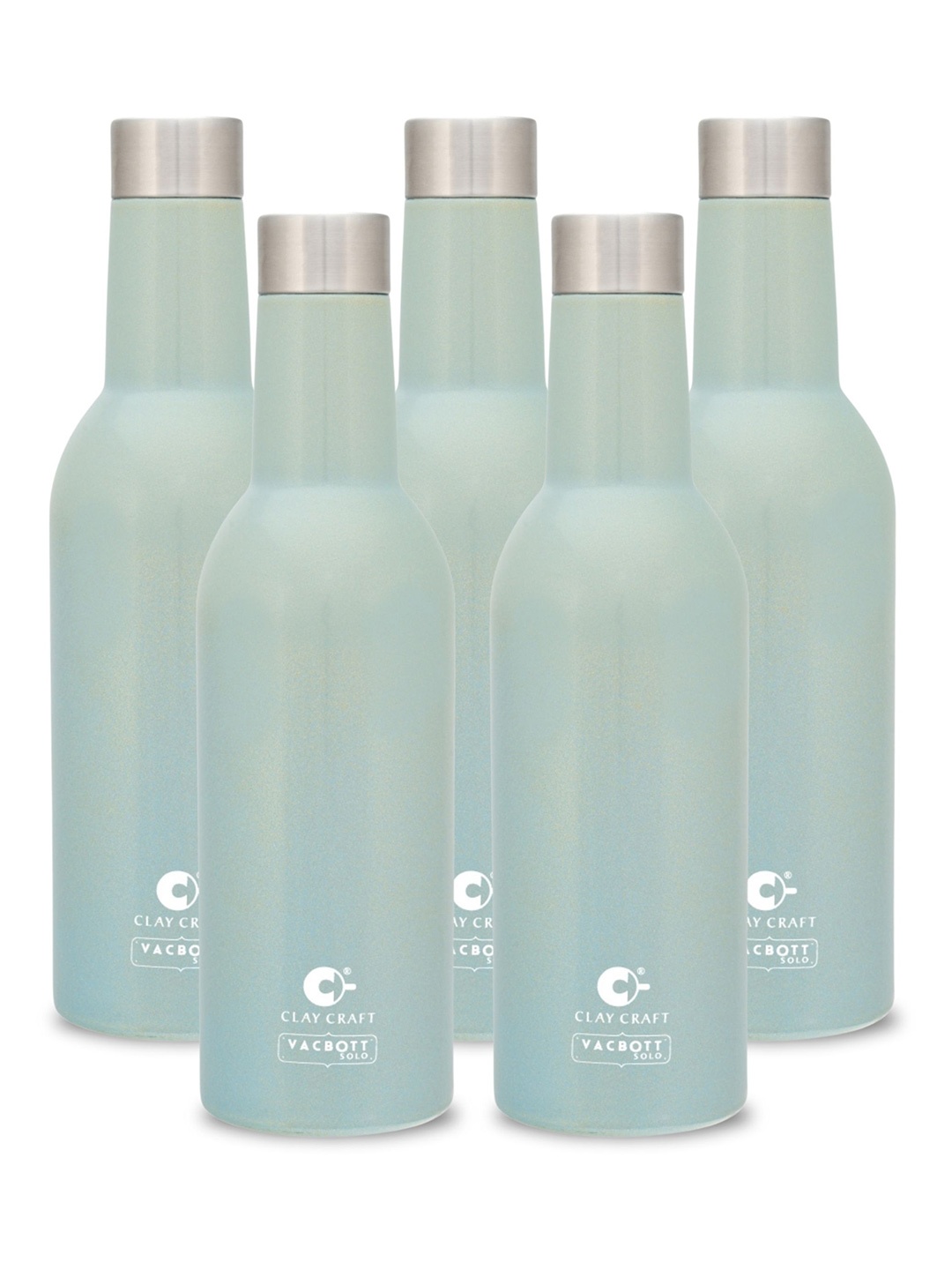 Clay Craft Vacbott Vino 1100Ml Single-Wall Stainless Steel BIS Approved Water Bottle, Blue
Clay Craft Vacbott Vino 1100Ml Single-Wall Stainless Steel BIS Approved Water Bottle, Blue