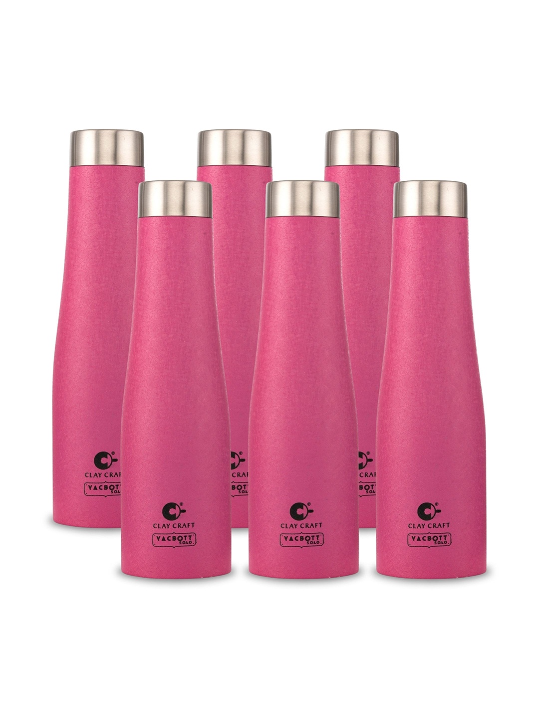 Clay Craft Vacbott Petra 1000Ml Single-Wall Stainless Steel BIS Approved Water Bottle, Pink
Clay Craft Vacbott Petra 1000Ml Single-Wall Stainless Steel BIS Approved Water Bottle, Pink
