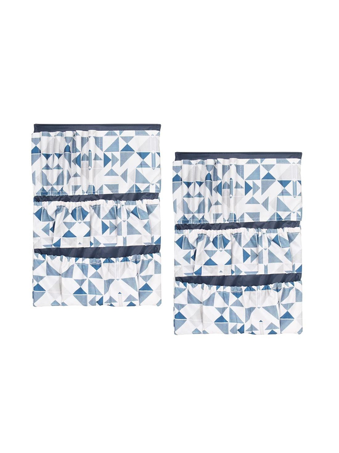 prettykrafts Blue & White 2 Pieces Geometric Printed Multi Utility Hanging Organisers
prettykrafts Blue & White 2 Pieces Geometric Printed Multi Utility Hanging Organisers