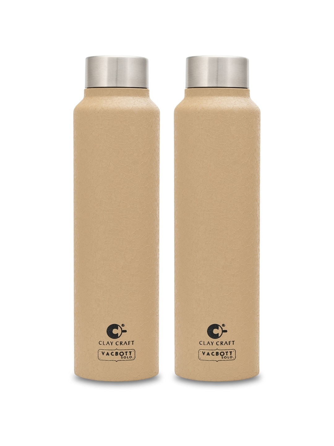 Clay Craft Vacbott Tetra 1000Ml Single-Wall Stainless Steel BIS Approved Water Bottle, Beige
Clay Craft Vacbott Tetra 1000Ml Single-Wall Stainless Steel BIS Approved Water Bottle, Beige
