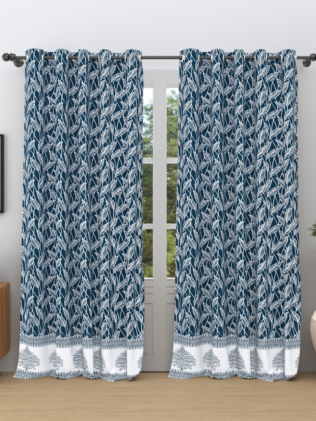 The Craft Monk Blue & White 2 Pieces Ethnic Motifs Printed Cotton Door Curtain
The Craft Monk Blue & White 2 Pieces Ethnic Motifs Printed Cotton Door Curtain