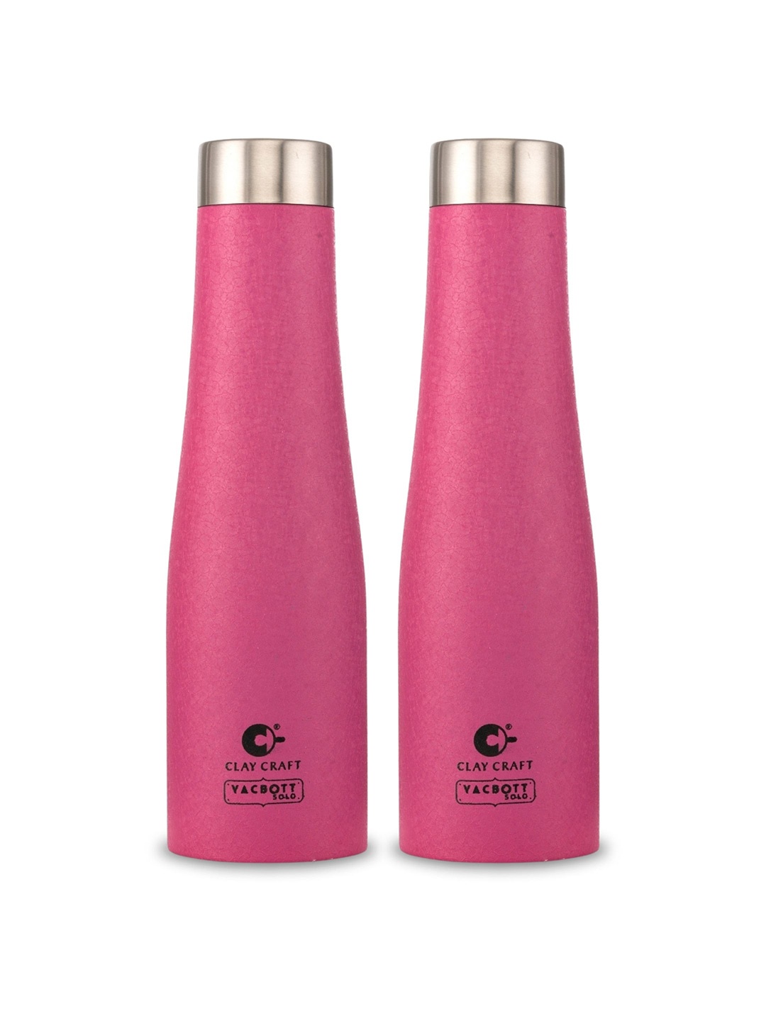 Clay Craft Vacbott Petra 1000Ml Single-Wall Stainless Steel BIS Approved Water Bottle, Pink
Clay Craft Vacbott Petra 1000Ml Single-Wall Stainless Steel BIS Approved Water Bottle, Pink