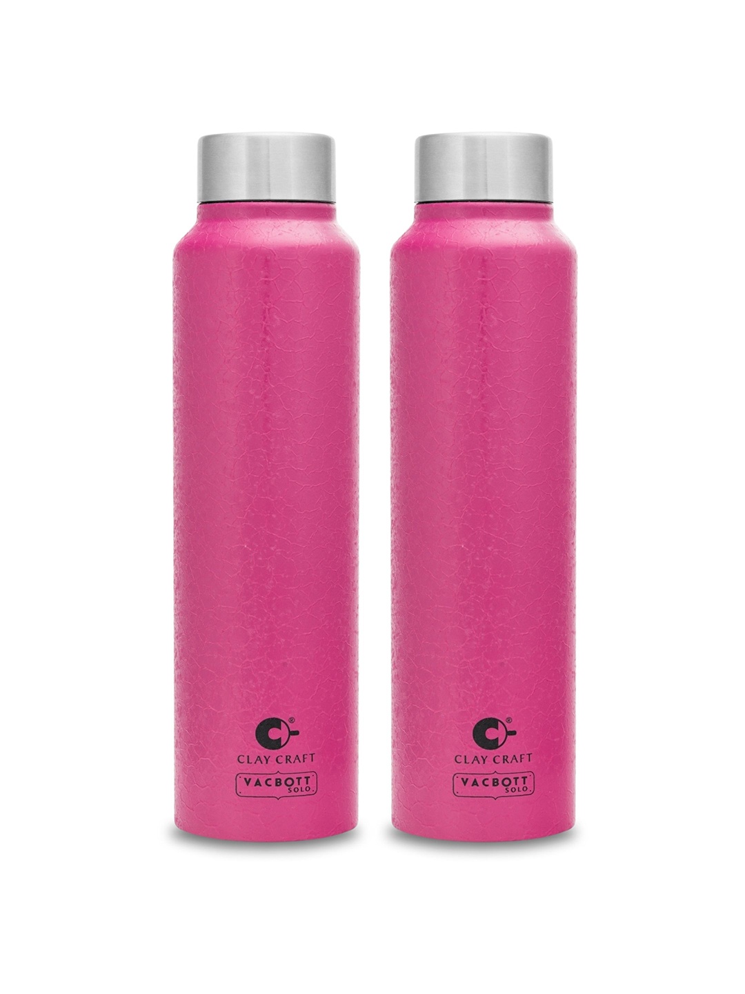 Clay Craft Vacbott Tetra 500Ml Single-Wall Stainless Steel BIS Approved Water Bottle, Pink
Clay Craft Vacbott Tetra 500Ml Single-Wall Stainless Steel BIS Approved Water Bottle, Pink