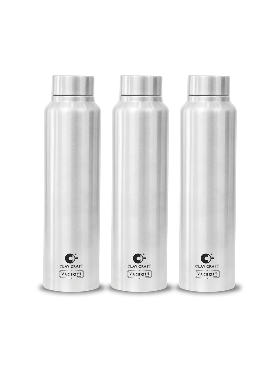 Clay Craft Vacbott Tetra 1000Ml Single-Wall Stainless Steel BIS Approved Water Bottle, Silver
Clay Craft Vacbott Tetra 1000Ml Single-Wall Stainless Steel BIS Approved Water Bottle, Silver