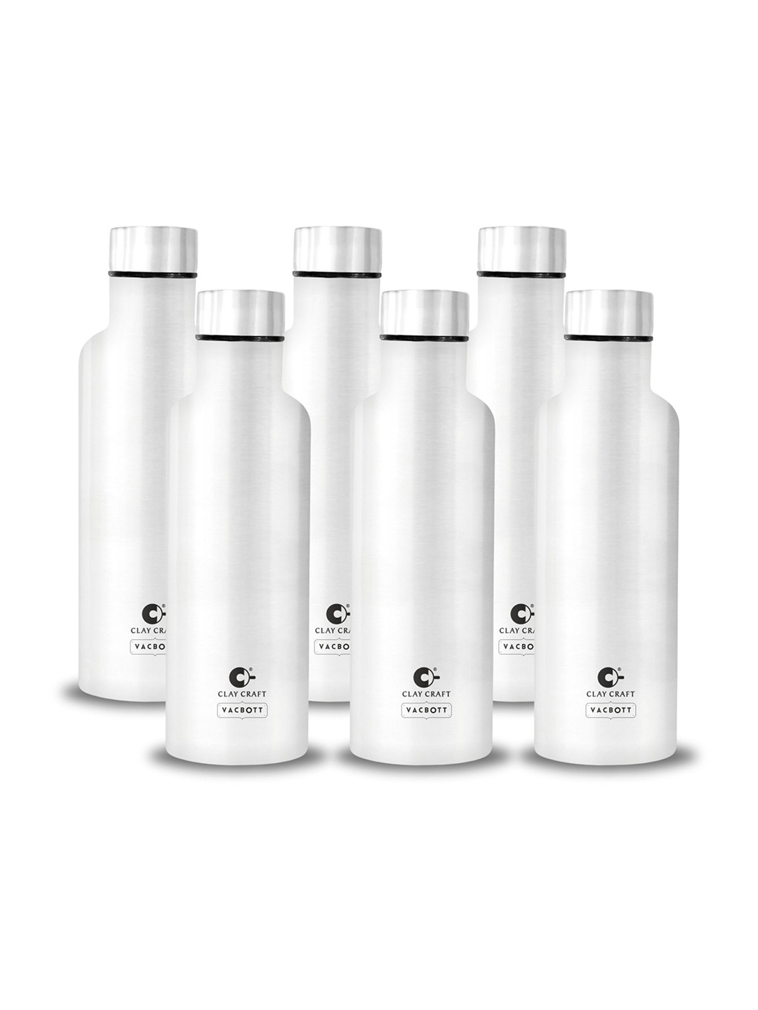 Clay Craft Vacbott Melissa 1100Ml Single-Wall Stainless Steel BIS Approved Water Bottle, Silver
Clay Craft Vacbott Melissa 1100Ml Single-Wall Stainless Steel BIS Approved Water Bottle, Silver