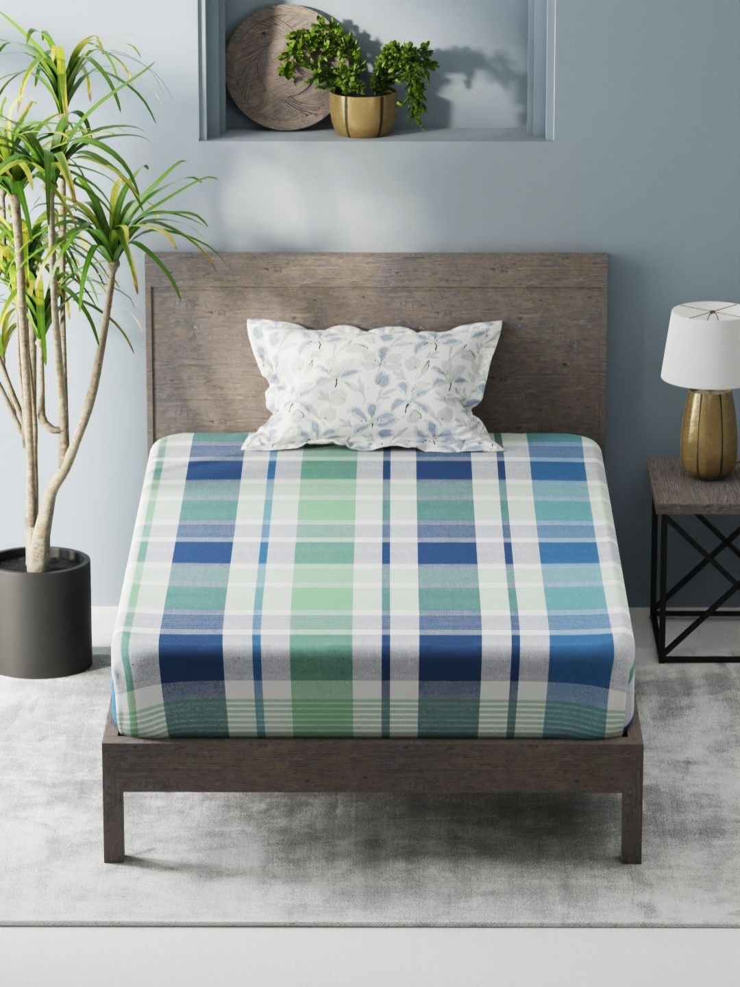 KOPA Green Geometric 200 TC Microfiber Single Bedsheet & 1 Pillow Cover 1.50 m X 2.24 m
KOPA Green Geometric 200 TC Microfiber Single Bedsheet & 1 Pillow Cover 1.50 m X 2.24 m