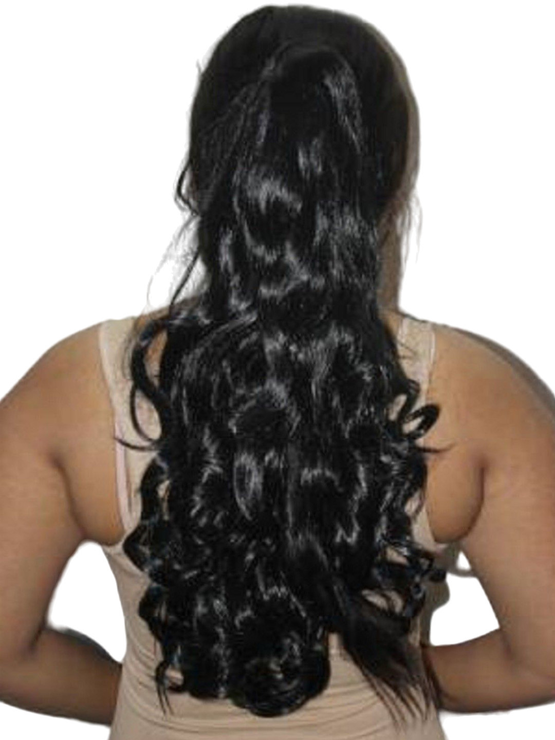 HAVEREAM Ponytail Curly Clip-In Hair Extension - Black - 24 inch 
HAVEREAM Ponytail Curly Clip-In Hair Extension - Black - 24 inch
