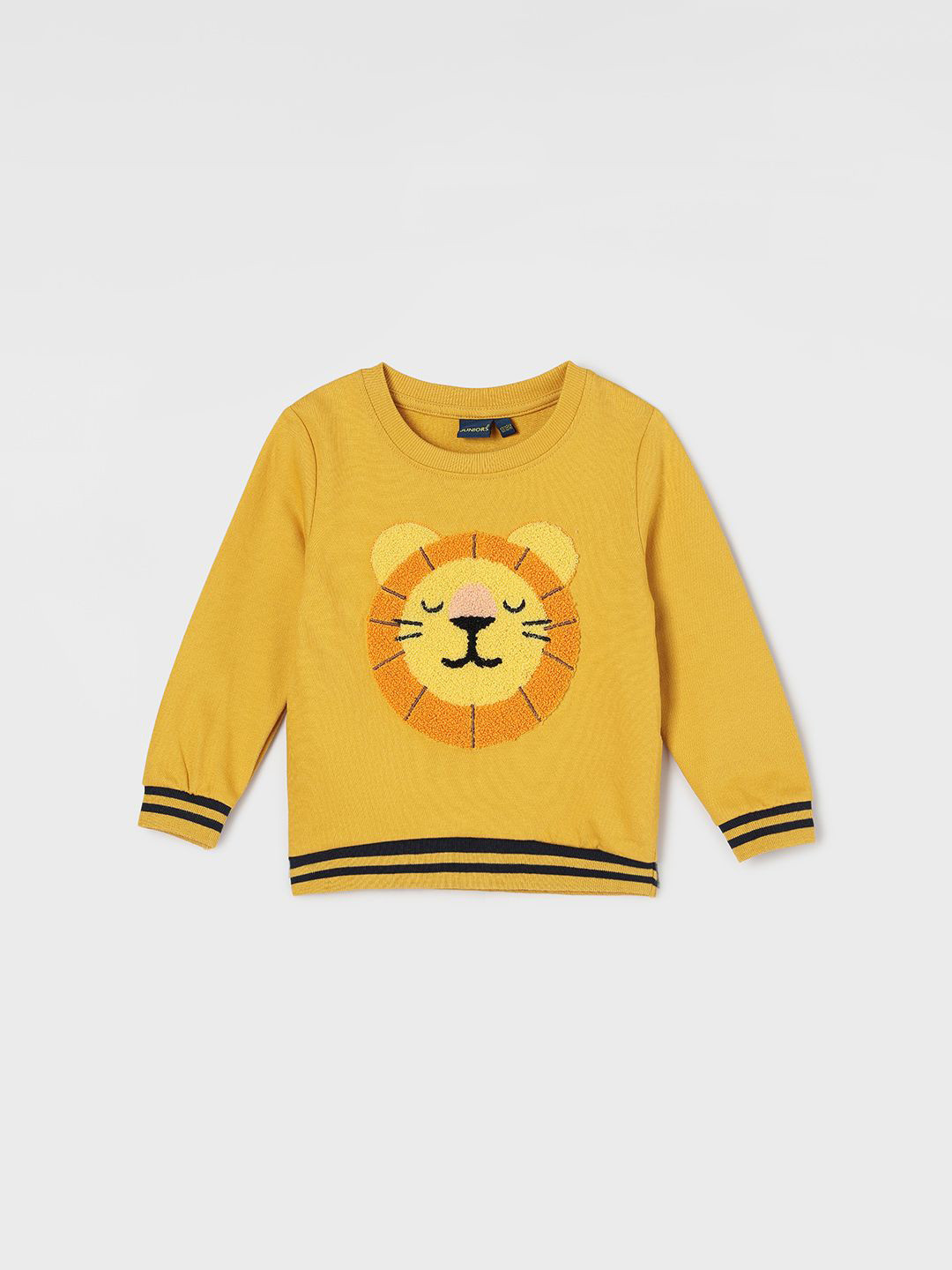 Juniors by Lifestyle Boys Graphic Printed Round Neck Cotton Pullover Sweatshirt, Mustard
Juniors by Lifestyle Boys Graphic Printed Round Neck Cotton Pullover Sweatshirt, Mustard