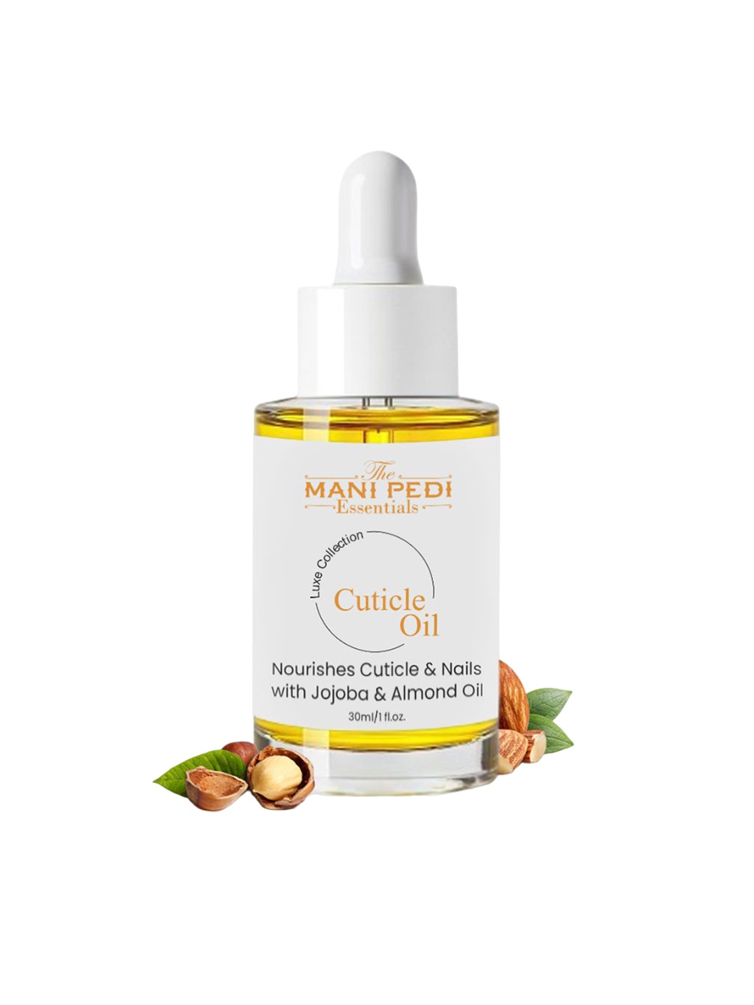 The Mani Pedi Essentials Luxe Collection Cuticle Oil Nail Serum With Almond Oil - 30ml, Yellow
The Mani Pedi Essentials Luxe Collection Cuticle Oil Nail Serum With Almond Oil - 30ml, Yellow