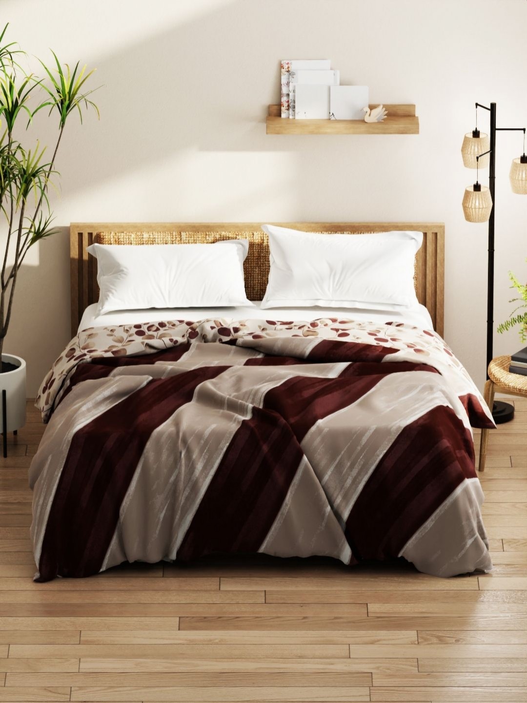 KOPA Brown & Taupe Geometric Printed Microfiber AC Room 150 GSM Double Bed Comforter
KOPA Brown & Taupe Geometric Printed Microfiber AC Room 150 GSM Double Bed Comforter