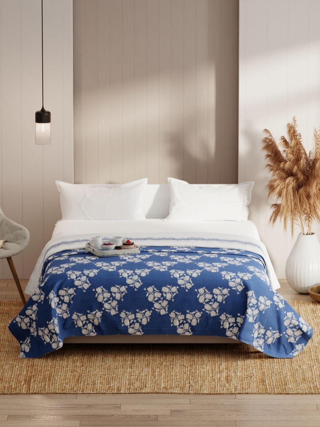 KOPA Bio Soft Cotton Blue & White Floral Microfiber AC Room 150 GSM Double Bed Dohar
KOPA Bio Soft Cotton Blue & White Floral Microfiber AC Room 150 GSM Double Bed Dohar