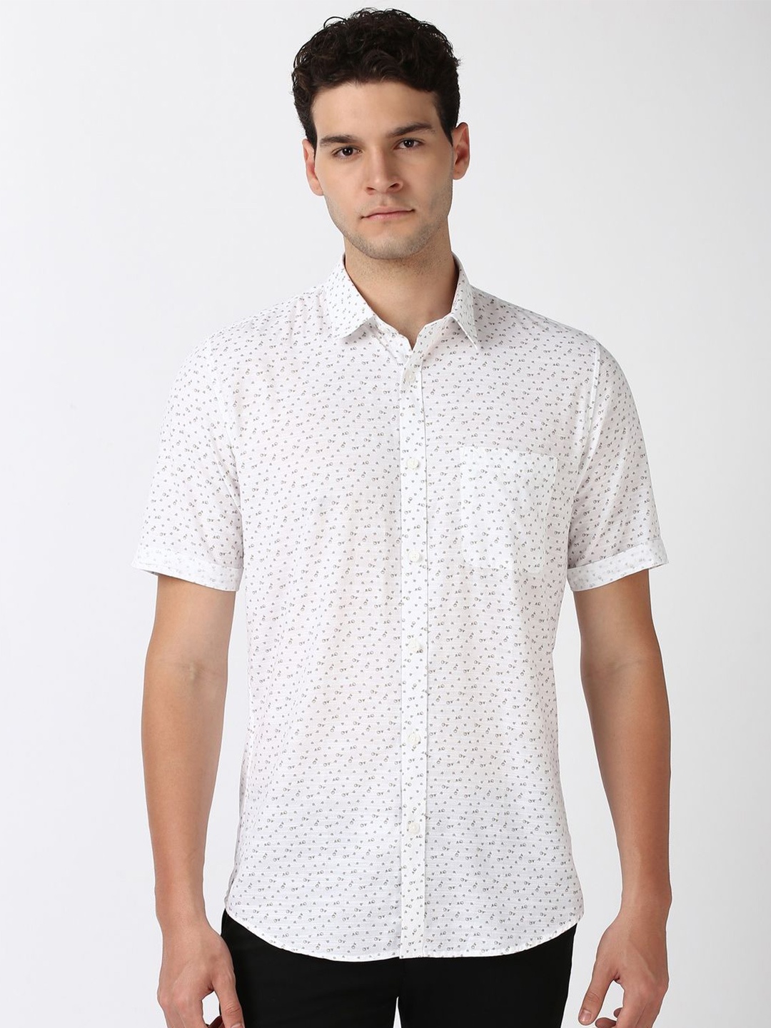 Peter England Casuals Men Spread Collar Floral Printed Cotton Slim Fit Casual Shirt, White
Peter England Casuals Men Spread Collar Floral Printed Cotton Slim Fit Casual Shirt, White