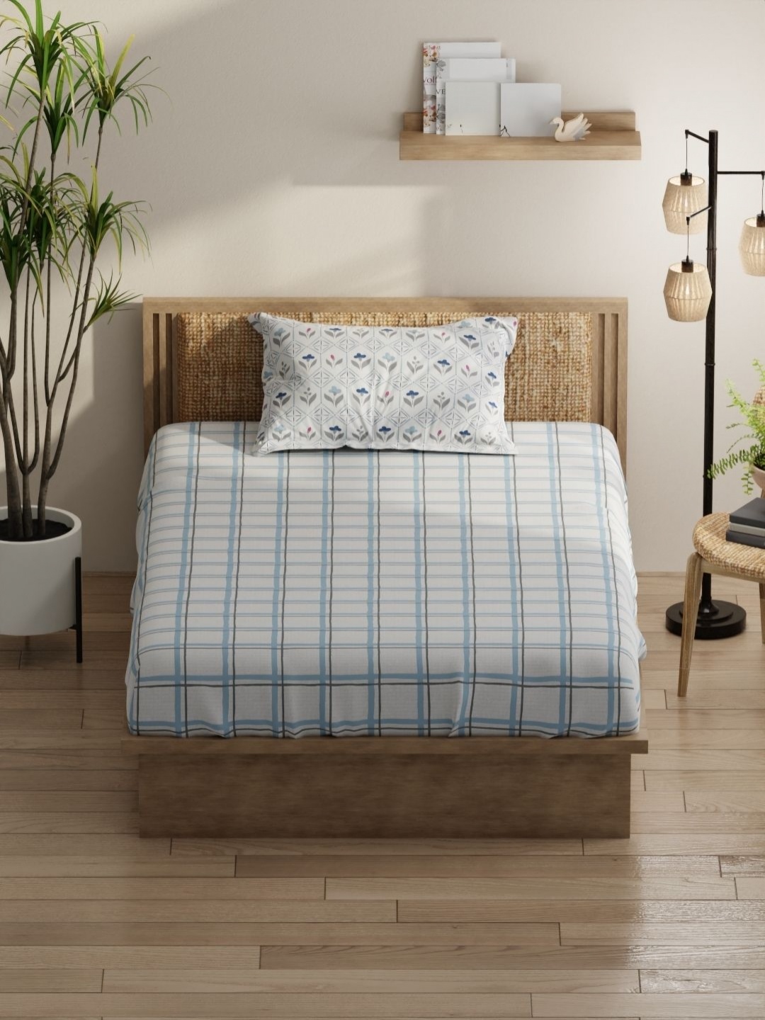 KOPA Classic Grey Microfiber 152 TC Single Bedsheet with 1 Pillow Cover 1.50 m X 2.18 m
KOPA Classic Grey Microfiber 152 TC Single Bedsheet with 1 Pillow Cover 1.50 m X 2.18 m