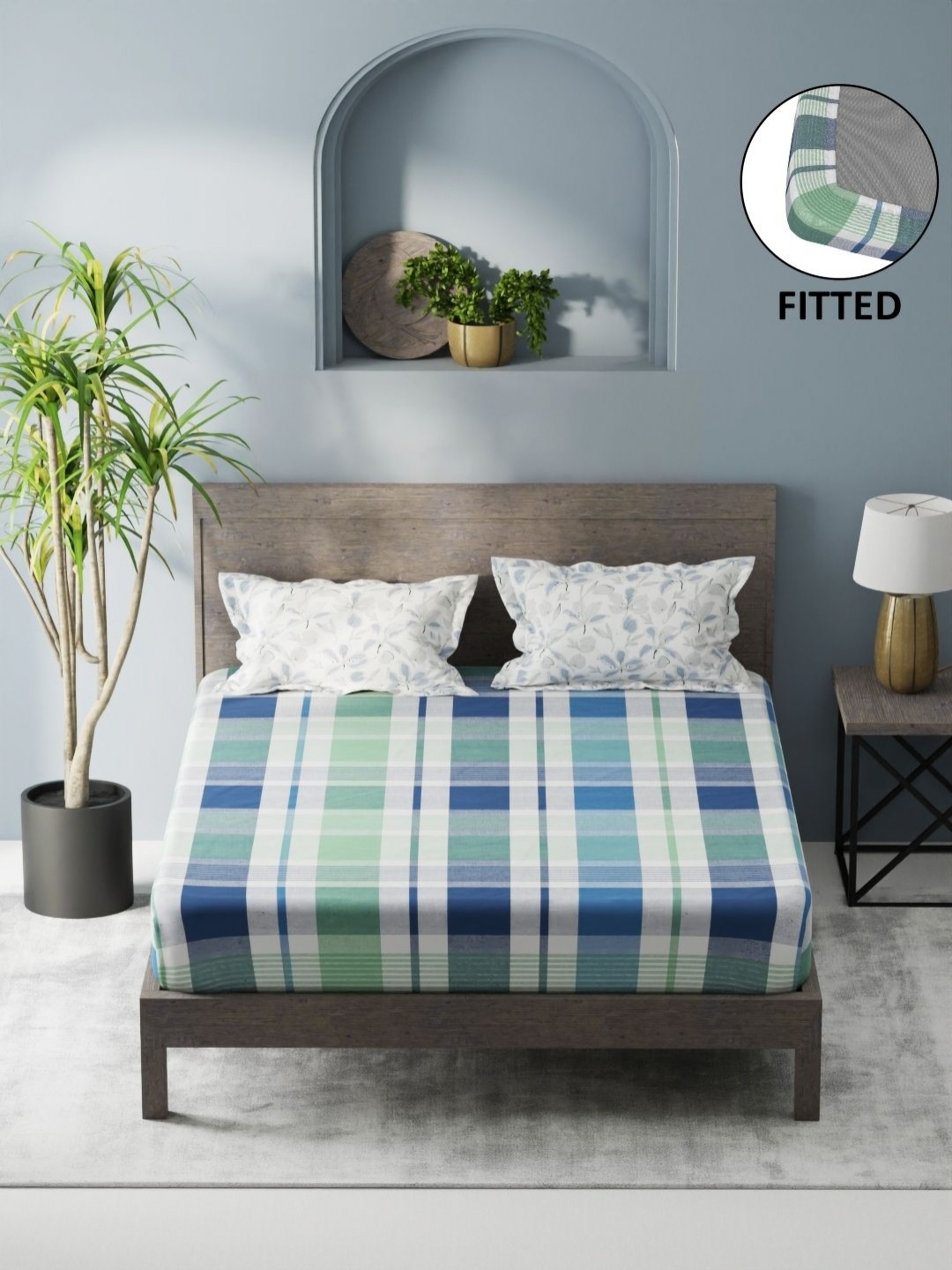 KOPA Green & White Printed Microfiber 200 TC King Bedsheet & 2 Pillow Covers 1.8m x 1.9m
KOPA Green & White Printed Microfiber 200 TC King Bedsheet & 2 Pillow Covers 1.8m x 1.9m