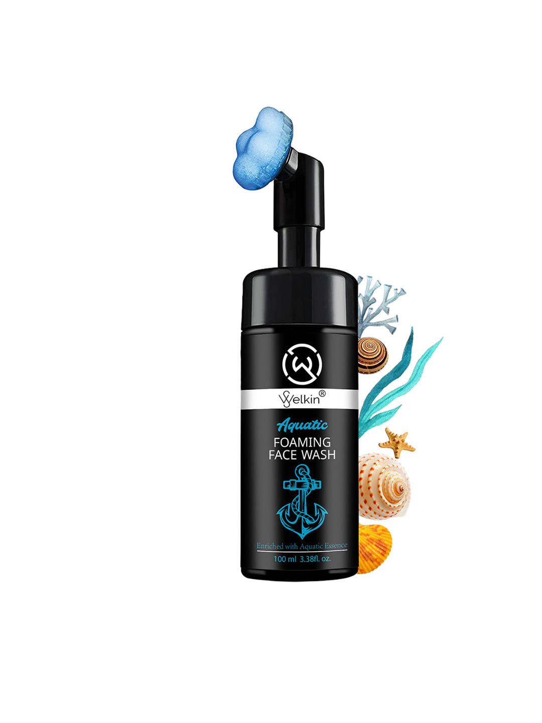 WELKIN Set Of 2 Aquatic Foaming Facewash Enriched With Aquatic Essence - 100 ml Each, White
WELKIN Set Of 2 Aquatic Foaming Facewash Enriched With Aquatic Essence - 100 ml Each, White