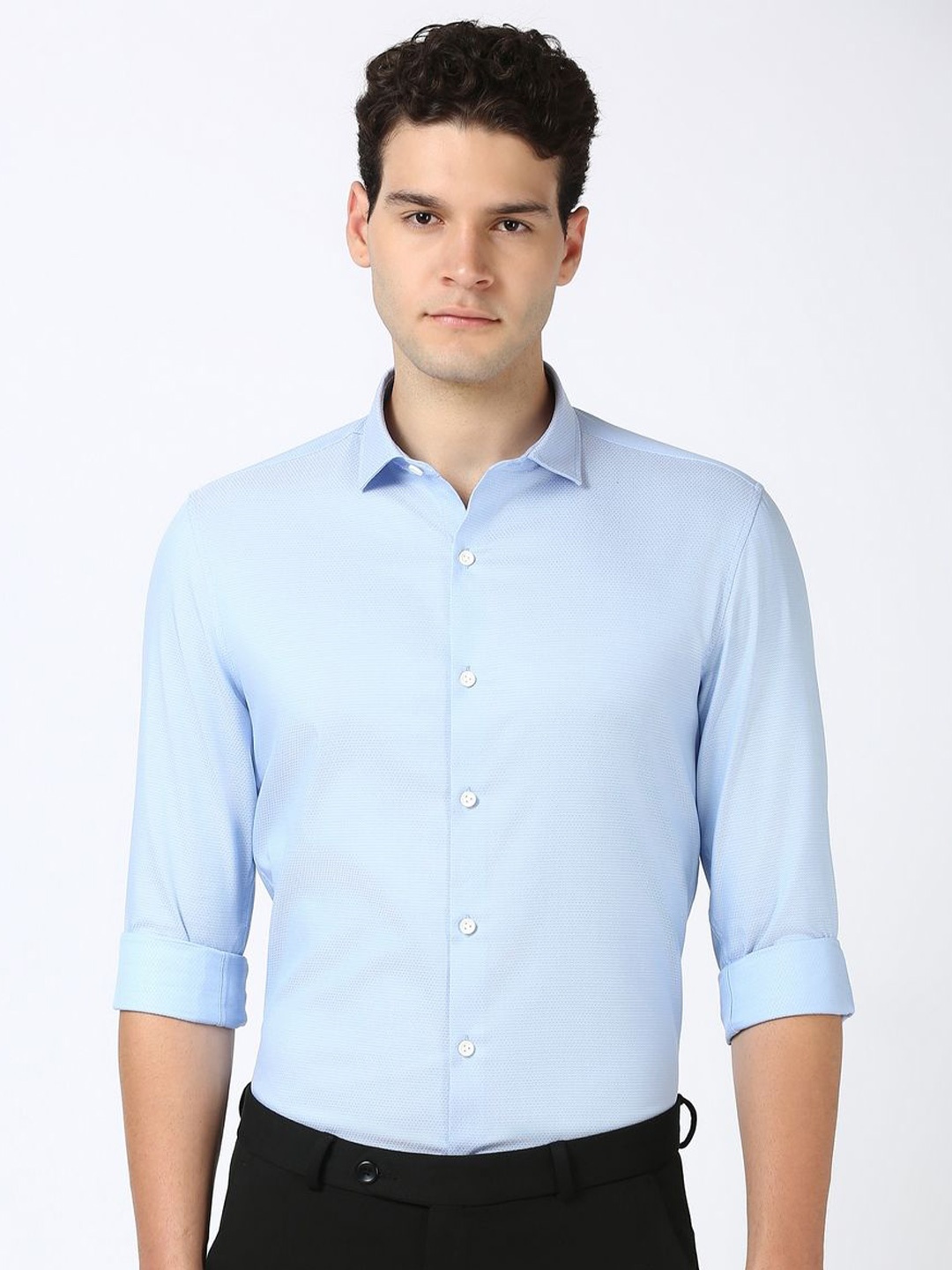 Peter England Men Super Spread Collar Geometric Printed Cotton Slim Fit Formal Shirt, Blue
Peter England Men Super Spread Collar Geometric Printed Cotton Slim Fit Formal Shirt, Blue
